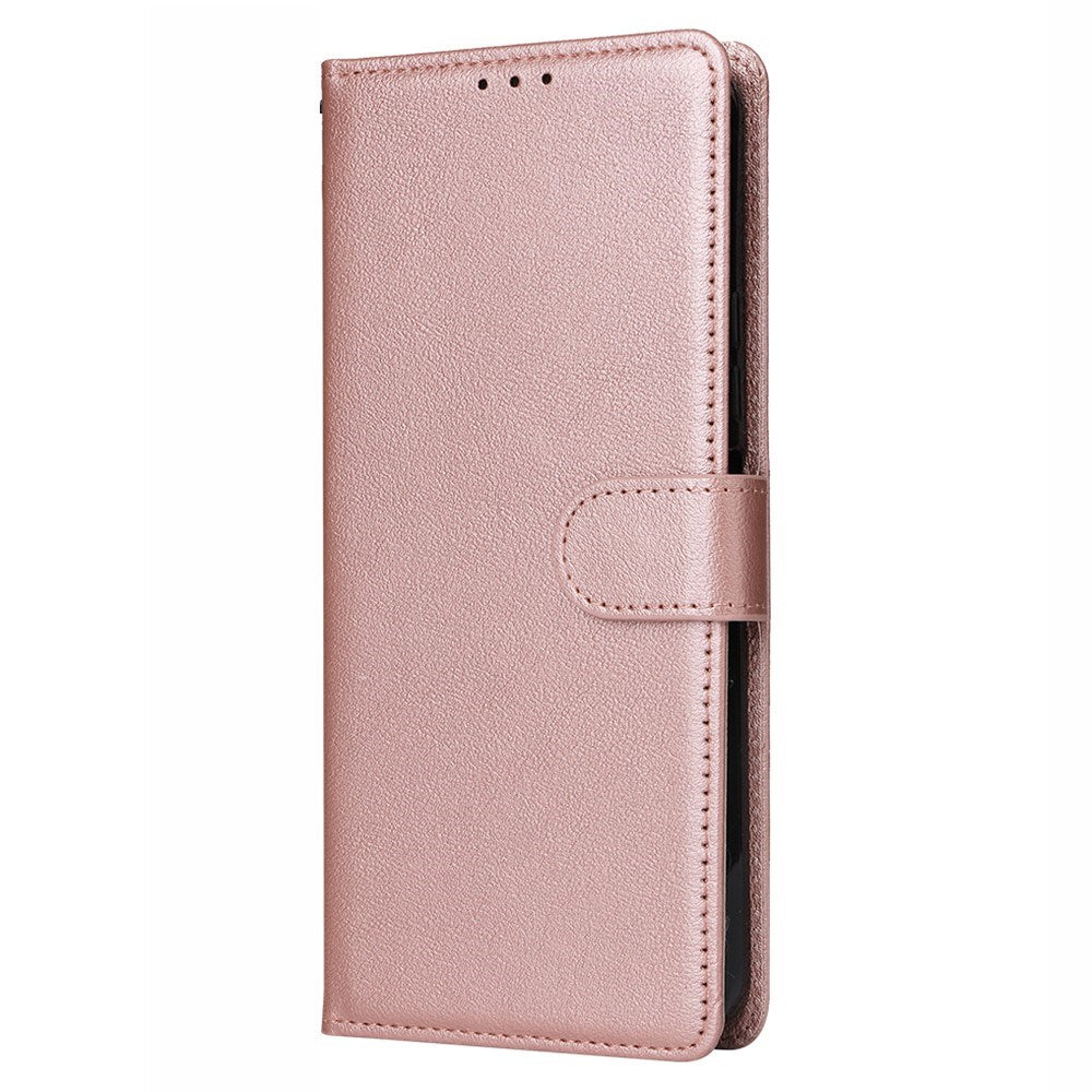 EIDERWOOD - iPhone 14 Pro Max Kunstlæder Flip Cover m. Strop - Rose Gold