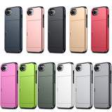 EIDERWOOD iPhone 16e Cover med Kortholder - Sort