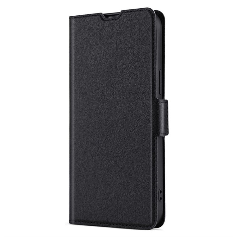 EIDERWOOD Huawei Pura 70 Ultra Kunstlæder Flip Case m. Ståfunktion & Kortholder - Sort
