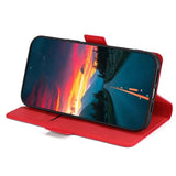 EIDERWOOD Huawei Pura 70 Ultra Kunstlæder Flip Case m. Ståfunktion & Kortholder - Rød