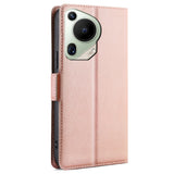 EIDERWOOD Huawei Pura 70 Ultra Kunstlæder Flip Case m. Ståfunktion & Kortholder - Rose Gold