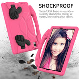 Samsung Galaxy Tab A11+ (Plus) / A9+ (Plus) EIDERWOOD Børnecover m. Ståfunktion - Lyserød