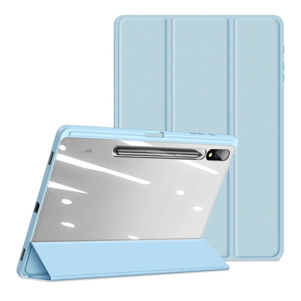 DUX DUCIS TOBY Samsung Galaxy Tab S10 Plus - Shockproof Flip Cover m. Penholder - Blå