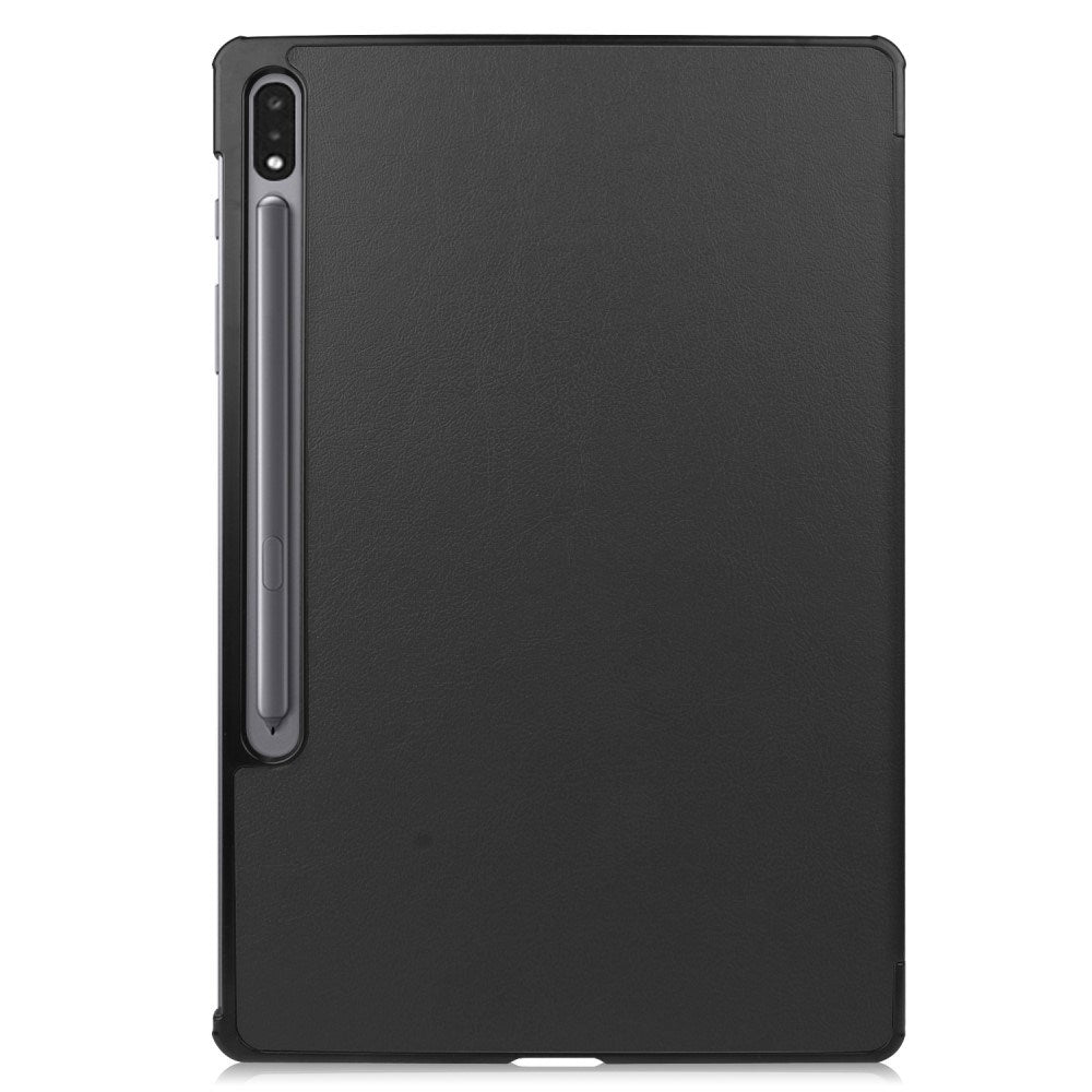 EIDERWOOD Samsung Galaxy Tab S10 Plus - Vegansk Læder Cover m. Ståfunktion - Sort