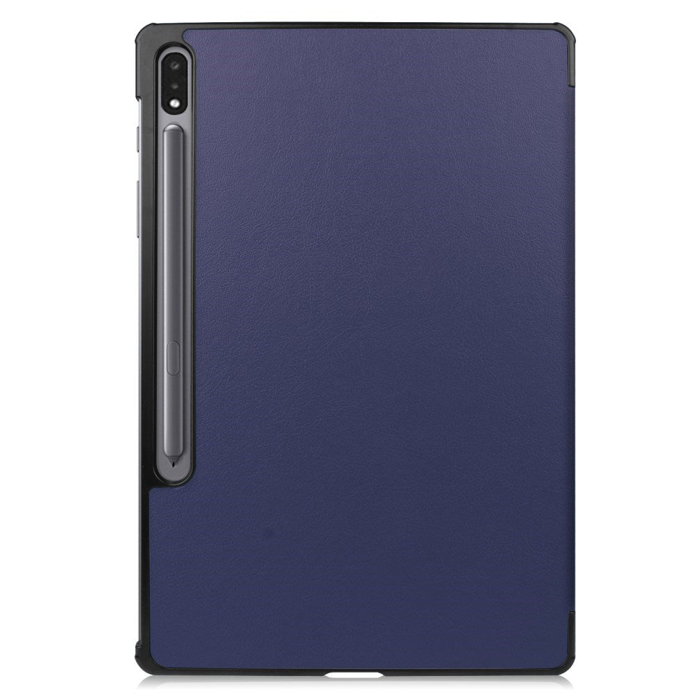 EIDERWOOD Samsung Galaxy Tab S10 Plus - Vegansk Læder Cover m. Ståfunktion - Blå