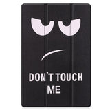 EIDERWOOD Samsung Galaxy Tab S10 Plus - Vegansk Læder Cover m. Mønster - "Don't Touch Me"