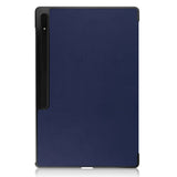 EIDERWOOD Samsung Galaxy Tab S10 Ultra Tri-Fold Læder Tablet Cover m. Standerfunktion - Blå