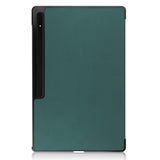 EIDERWOOD Samsung Galaxy Tab S10 Ultra Tri-Fold Læder Tablet Cover m. Standerfunktion - Grøn