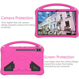 EIDERWOOD Samsung Galaxy Tab S10 Ultra Cover med Kickstand og Håndtag - Pink