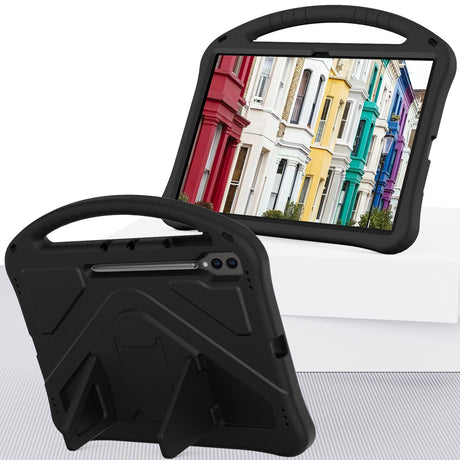 EIDERWOOD Samsung Galaxy Tab S10 Ultra Cover med Kickstand og Håndtag - Sort