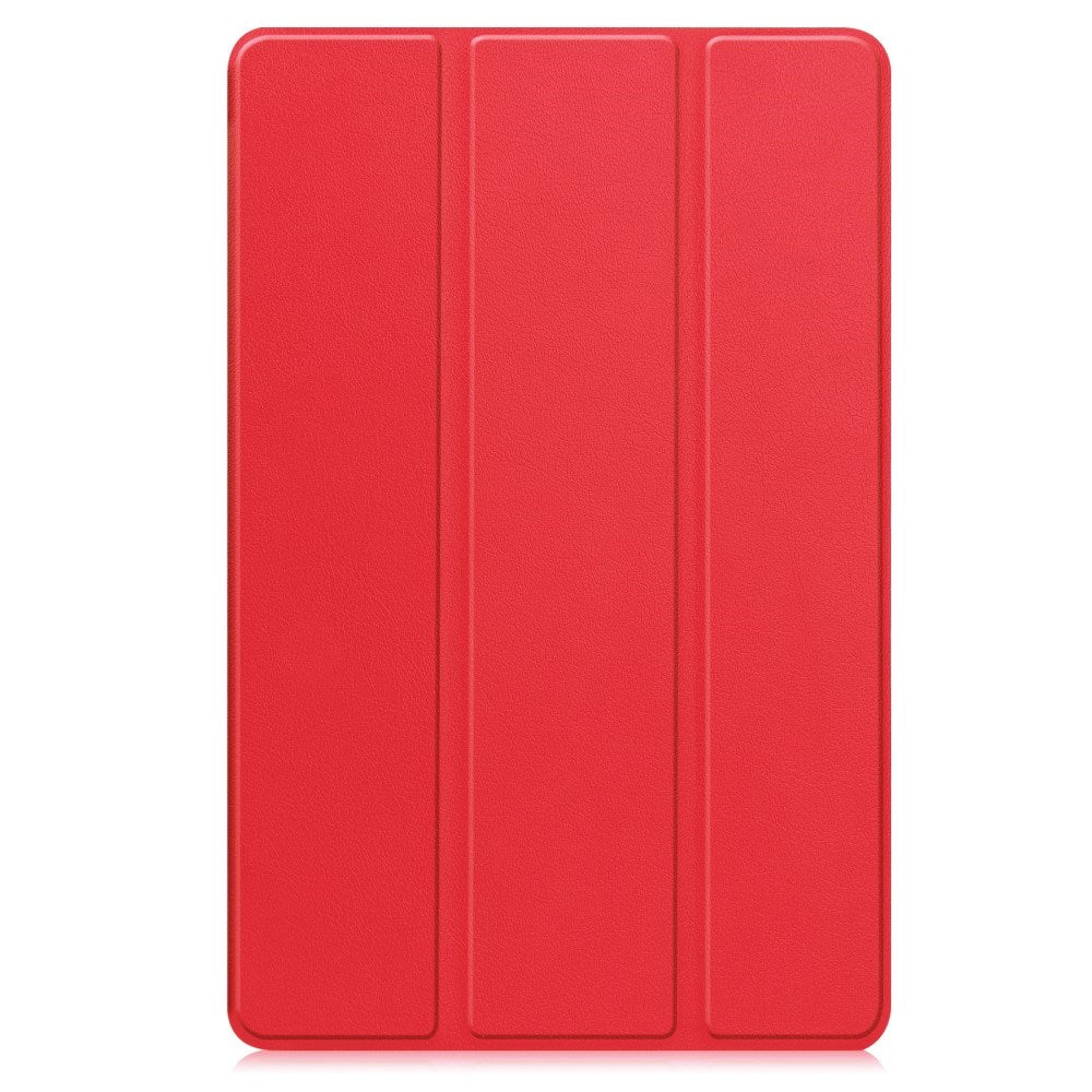 Lenovo IdeaTab Pro - EIDERWOOD Kunstlæder Flip Cover m. Ståfunktion & Pencil Holder - Rød