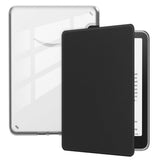 EIDERWOOD Amazon Kindle Paperwhite (2024) Kunstlæder Flip Case - Gennemsigtig / Sort