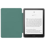 EIDERWOOD Amazon Kindle Paperwhite (2024) Kunstlæder Flip Case - Gennemsigtig / Sort