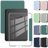 EIDERWOOD Amazon Kindle Paperwhite (2024) Kunstlæder Flip Case - Gennemsigtig / Sort