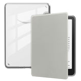 EIDERWOOD Amazon Kindle Paperwhite (2024) Kunstlæder Flip Case - Gennemsigtig / Grå