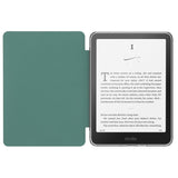 EIDERWOOD Amazon Kindle Paperwhite (2024) Kunstlæder Flip Case - Gennemsigtig / Grå