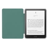 EIDERWOOD Amazon Kindle 11th Generation (2022) Kunstlæder Flip Case - Gennemsigtig / Lysegrøn