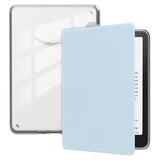 EIDERWOOD Amazon Kindle 11th Generation (2022) Kunstlæder Flip Case - Gennemsigtig / Lyseblå
