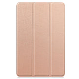 Samsung Galaxy Tab S10 FE+ (Plus) - EIDERWOOD Kunstlæder Flip Cover m. Ståfunktion & Pencil Holder - Rose Gold