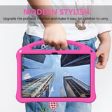 EIDERWOOD Lenovo Idea Tab Pro Tablet Håndværker Cover m. Stå Funktion og Håndtag - Lyserød