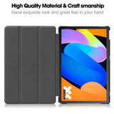 EIDERWOOD Lenovo Idea Tab / Xiaoxin Pad 11 Kunstlæder Flip Tablet Cover - Sort
