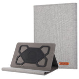 Universal Tablet Flip Cover m. Ståfunktion - EIDERWOOD - 13.5 x 21.5 cm - Grå