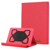 Universal Tablet Flip Cover m. Ståfunktion - EIDERWOOD - 13.5 x 21.5 cm - Rød