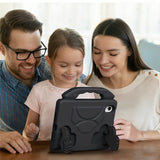 iPad Mini (2024 / 2021) - EIDERWOOD Børne Cover m. Thumb Kickstand - Sort