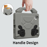 iPad Mini (2024 / 2021) - EIDERWOOD Børne Cover m. Thumb Kickstand - Grå