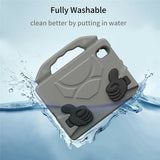 iPad Mini (2024 / 2021) - EIDERWOOD Børne Cover m. Thumb Kickstand - Grå