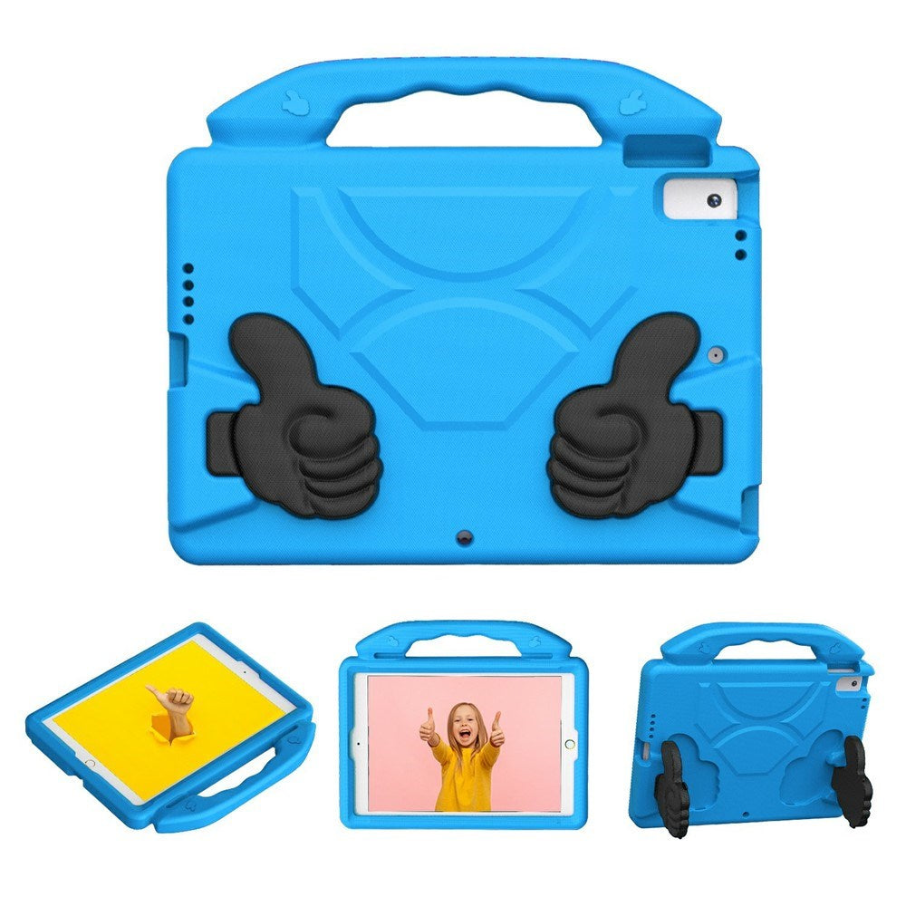 EIDERWOOD iPad 10.2" (2021 / 2020 / 2019) / Air (2019) Børne Tablet Cover m. Indbygget Ståfunktion - Blå