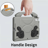 EIDERWOOD iPad 10.2" (2021 / 2020 / 2019) / Air (2019) Børne Tablet Cover m. Indbygget Ståfunktion - Grå