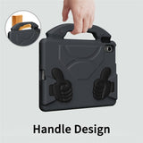 EIDERWOOD iPad Air 11" (2025 / 2024) Børne Tablet Cover m. Indbygget Ståfunktion - Sort