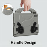 EIDERWOOD iPad Air 11" (2026 / 2025 / 2024) Børne Tablet Cover m. Indbygget Ståfunktion - Grå