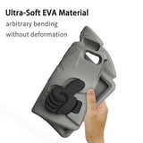 EIDERWOOD iPad Air 11" (2026 / 2025 / 2024) Børne Tablet Cover m. Indbygget Ståfunktion - Grå