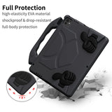 iPad Pro 12.9" (2022 / 2021 / 2020 / 2018) / Air 13" (2025 / 2024) / Pro 13" (2025 / 2024) - EIDERWOOD Børne Cover m. Thumb Kickstand - Sort
