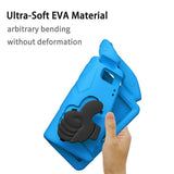 iPad 9.7" (2018 / 2017) / Air 2 / Air - EIDERWOOD Børne Cover m. Thumb Kickstand - Blå