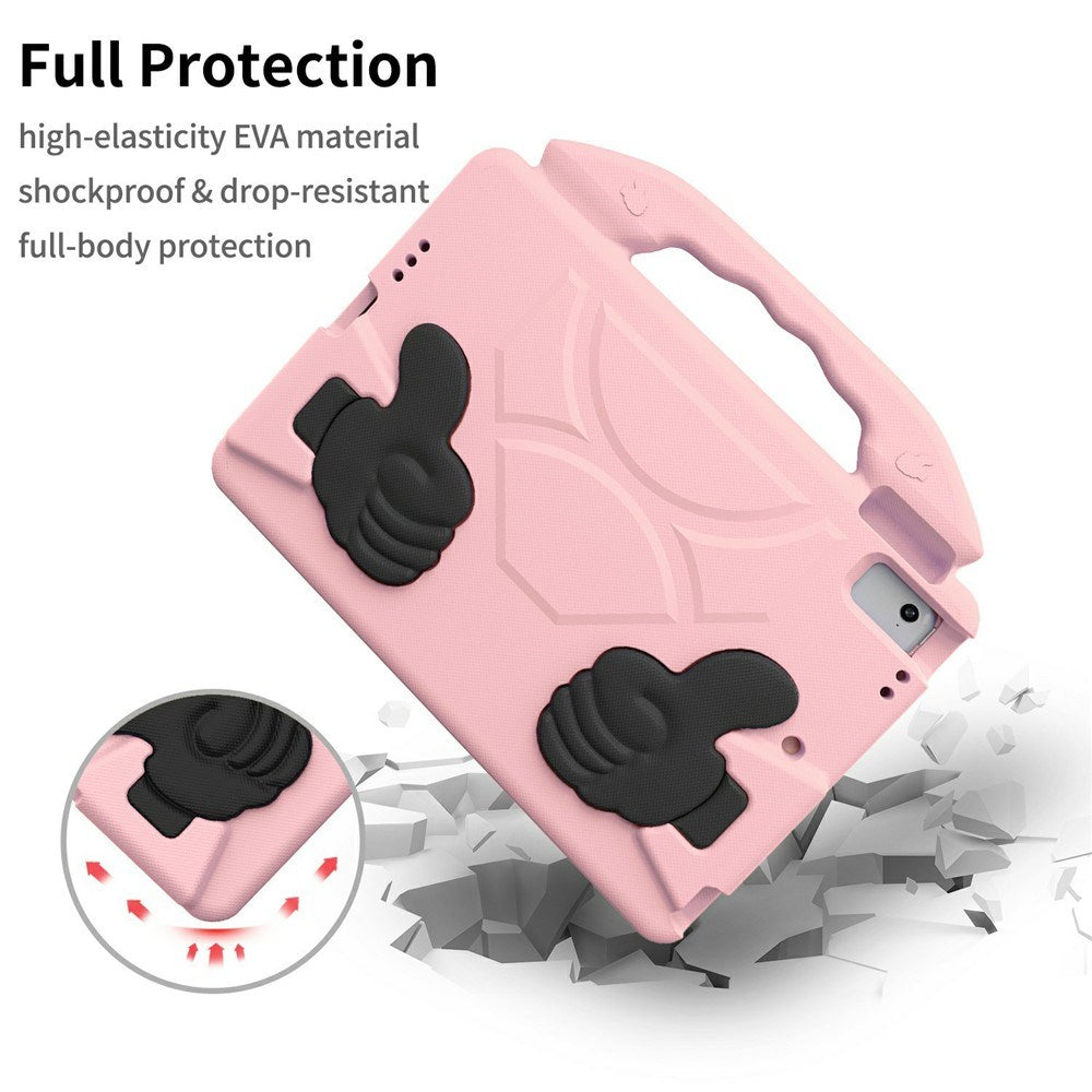 iPad 9.7" (2018 / 2017) / Air 2 / Air - EIDERWOOD Børne Cover m. Thumb Kickstand - Lyserød