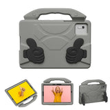 EIDERWOOD Xiaomi Redmi Pad 2 / SE / 6 / 5 / Lenovo Tab M11 / Samsung Galaxy Tab S10 FE / S9 FE / S9 / S8 / S7 Børne Cover m. Stå Funktion - Grå