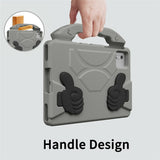 EIDERWOOD Xiaomi Redmi Pad 2 / SE / 6 / 5 / Lenovo Tab M11 / Samsung Galaxy Tab S10 FE / S9 FE / S9 / S8 / S7 Børne Cover m. Stå Funktion - Grå