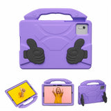 EIDERWOOD Xiaomi Redmi Pad 2 / SE / 6 / 5 / Lenovo Tab M11 / Samsung Galaxy Tab S10 FE / S9 FE / S9 / S8 / S7 Børne Cover m. Stå Funktion - Lilla