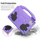 EIDERWOOD Xiaomi Redmi Pad 2 / SE / 6 / 5 / Lenovo Tab M11 / Samsung Galaxy Tab S10 FE / S9 FE / S9 / S8 / S7 Børne Cover m. Stå Funktion - Lilla