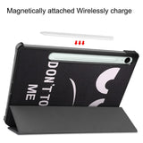 EIDERWOOD Samsung Galaxy Tab S11 / S10 Lite Kunstlæder Tablet Flip Cover m. Motiv - "Don't Touch Me"