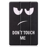 EIDERWOOD Samsung Galaxy Tab S11 / S10 Lite Kunstlæder Tablet Flip Cover m. Motiv - "Don't Touch Me"