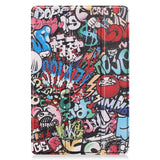 EIDERWOOD Samsung Galaxy Tab S11 / S10 Lite Kunstlæder Tablet Flip Cover m. Motiv - Graffiti
