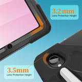 EIDERWOOD Samsung Galaxy Tab S11 Stødabsorberende Cover m. Roterbar Ståfunktion & Velcrostrop - Sort