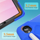 EIDERWOOD Samsung Galaxy Tab S11 Stødabsorberende Cover m. Roterbar Ståfunktion & Velcrostrop - Blå