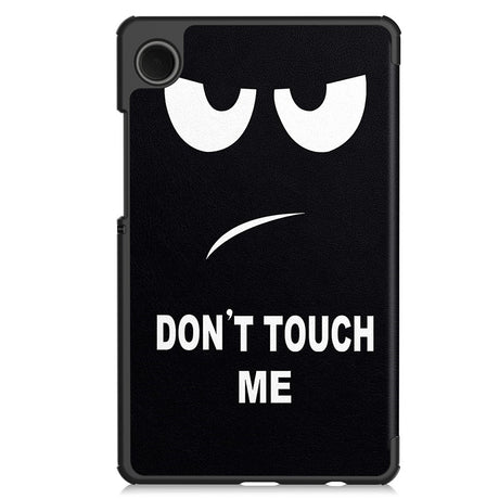EIDERWOOD Samsung Galaxy Tab A11 Kunstlæder Tablet Cover m. Motiv - "Don't Touch Me"