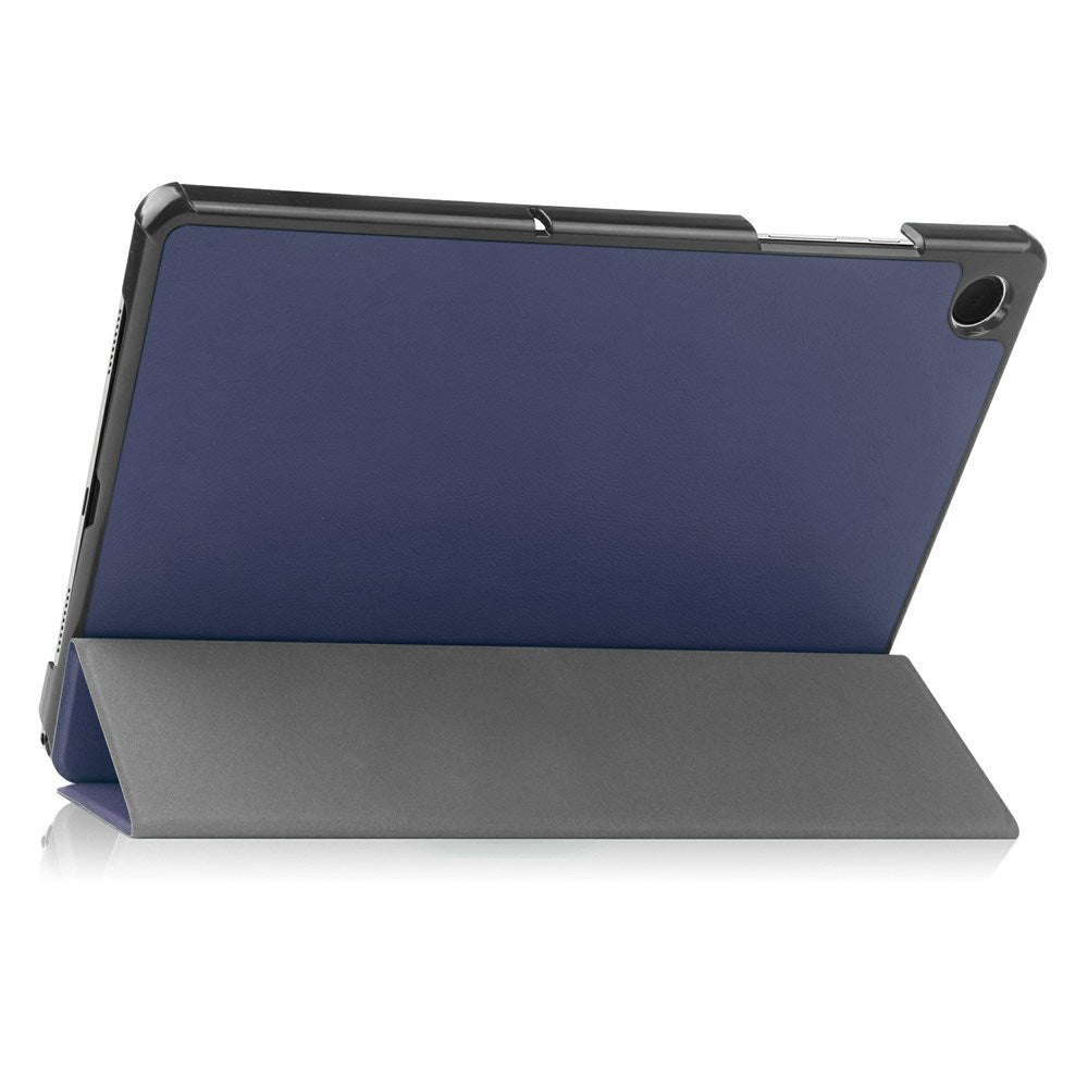 Samsung Galaxy Tab A11+ (Plus) EIDERWOOD Kunstlæder Tablet Cover m. Standerfunktion - Mørkeblå