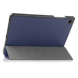 Samsung Galaxy Tab A11+ (Plus) EIDERWOOD Kunstlæder Tablet Cover m. Standerfunktion - Mørkeblå
